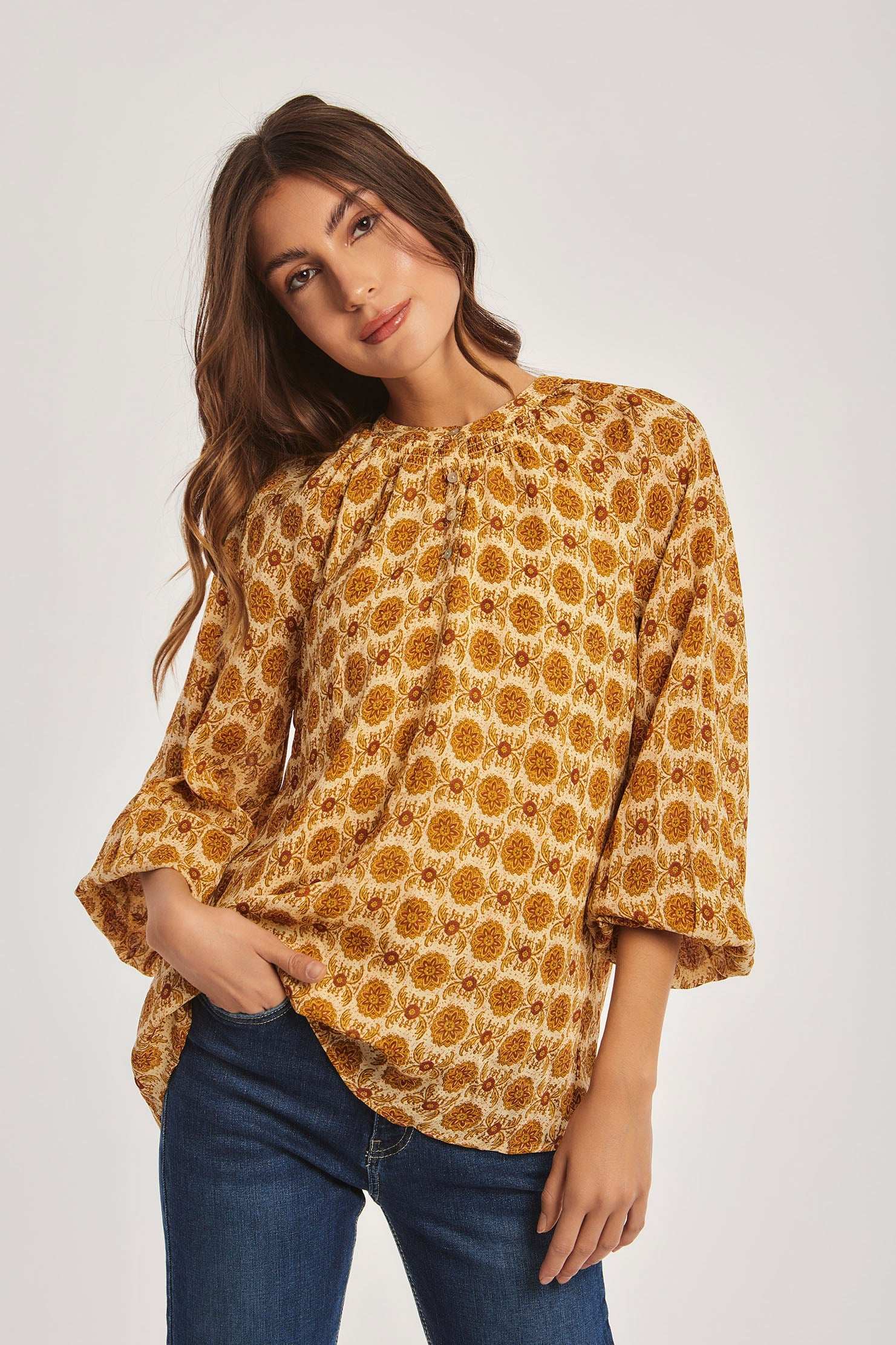 Women Regular Fit Blouse - Multicolorcolor