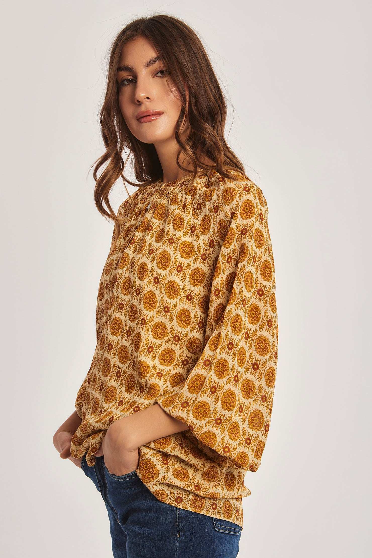 Women Regular Fit Blouse - Multicolorcolor