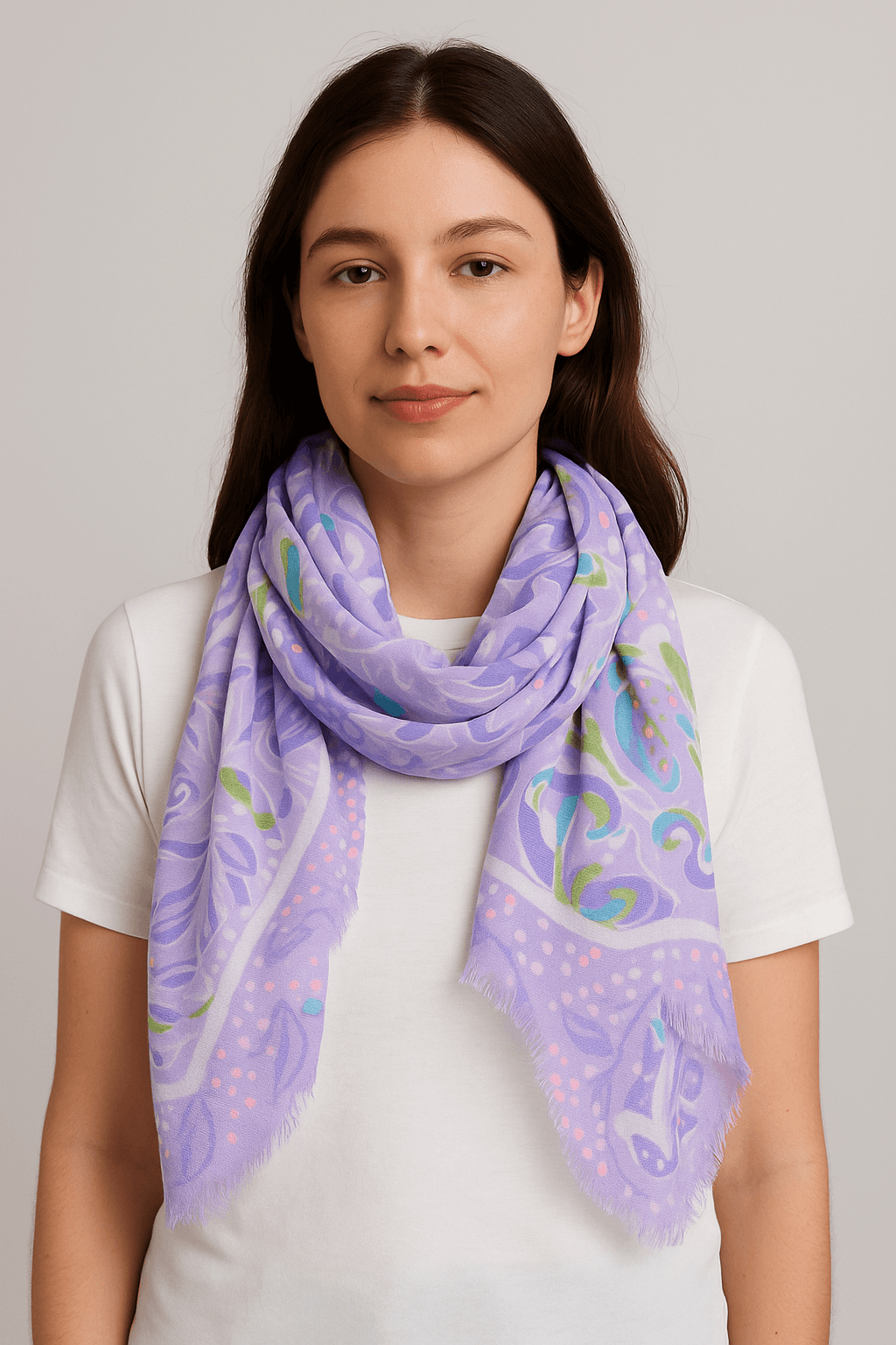 Women Scarf Grey