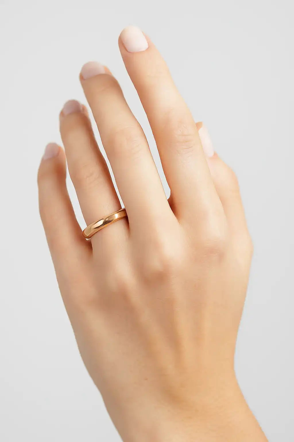 Textured Band Ring in Delicate Tone