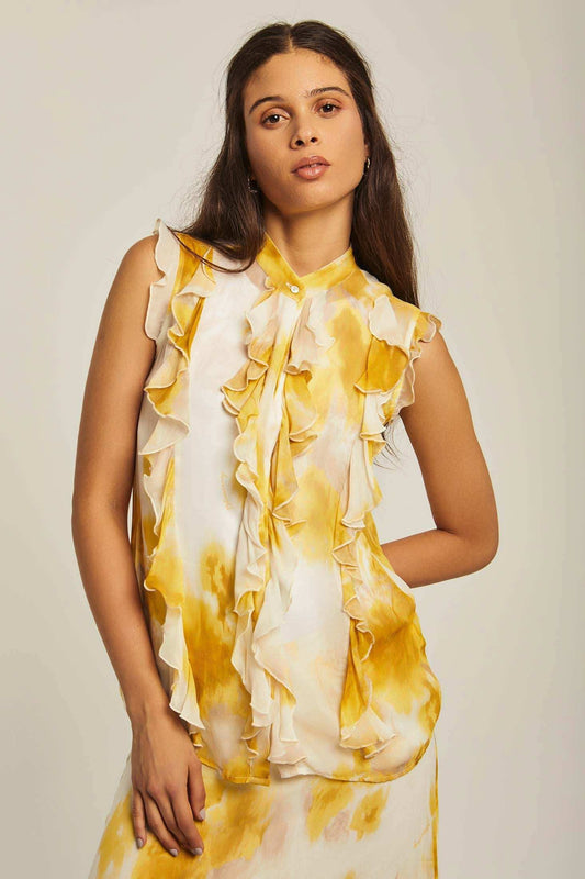 Women Regular Fit Blouse - Primrose Yellow