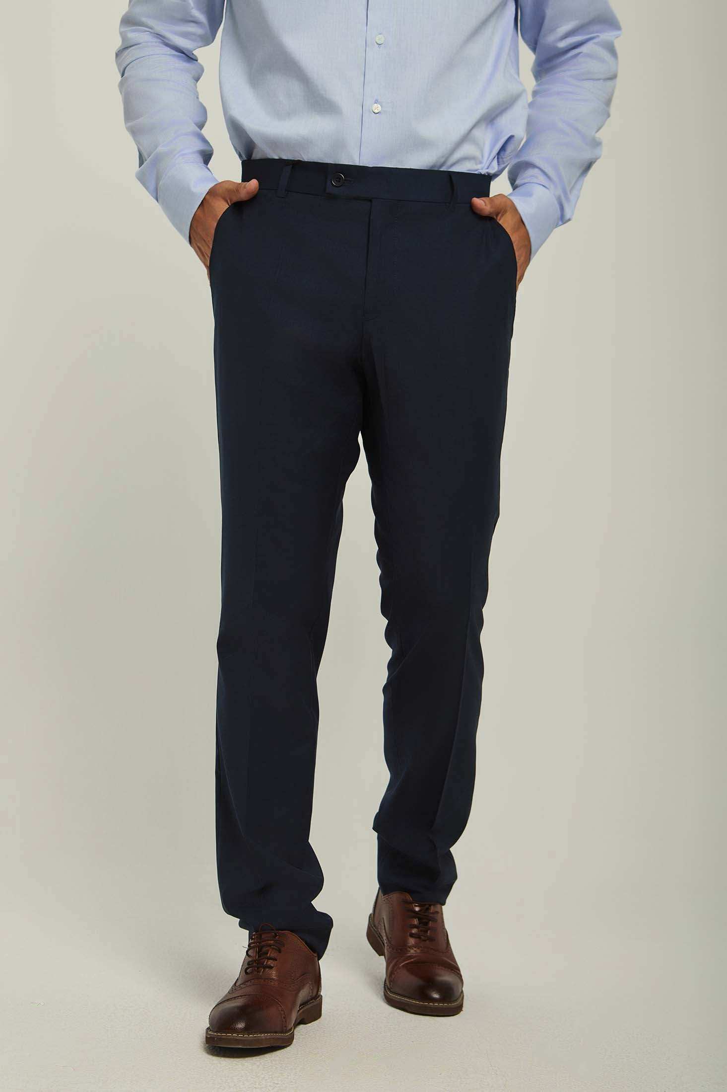 Men Regular Fit Pant - Blue