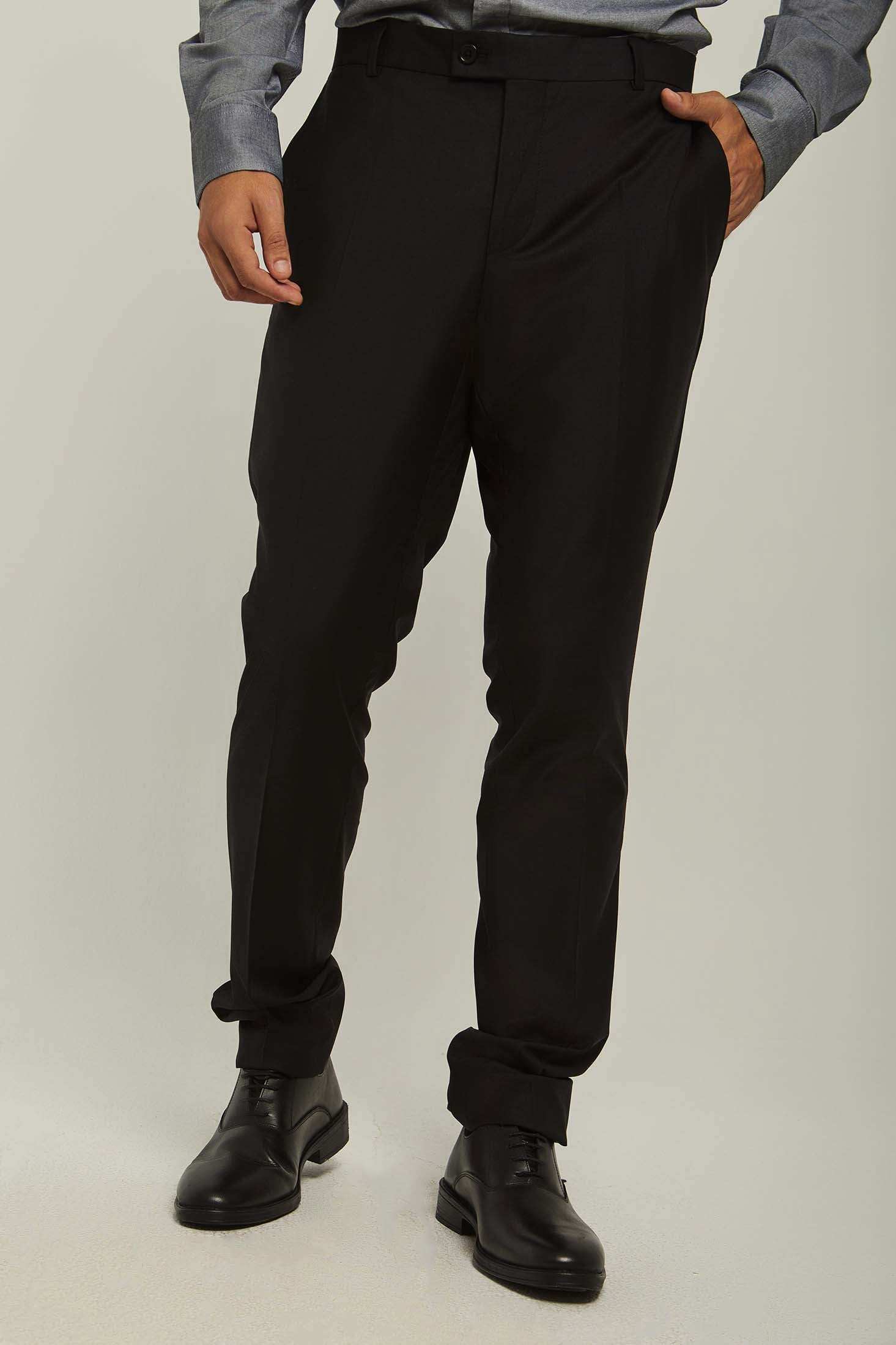 Men Regular Fit Pant - Black