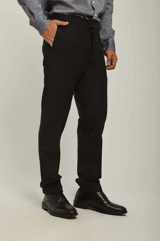 Men Regular Fit Pant - Black