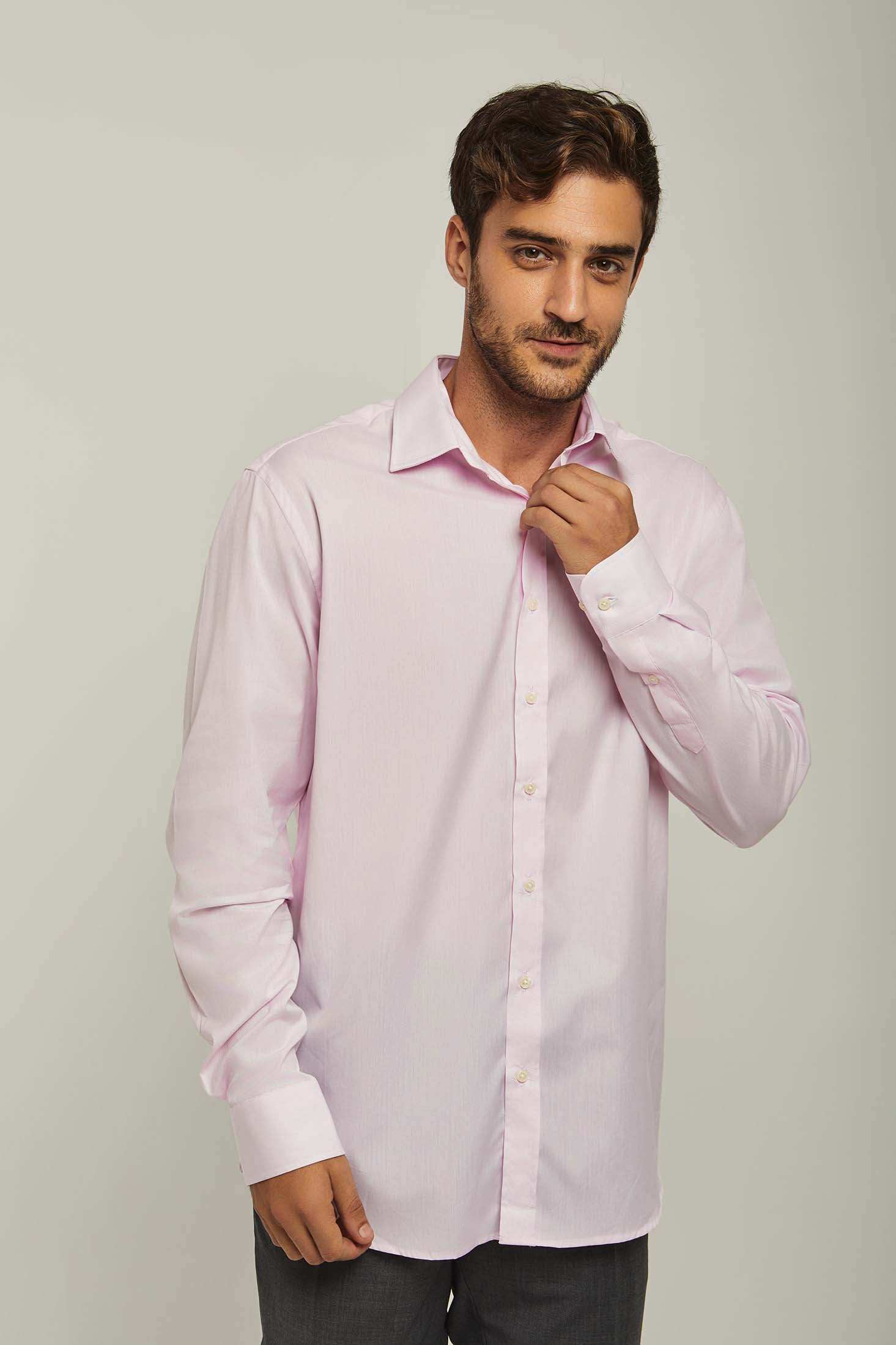 Men Regular Fit Shirt - Pink