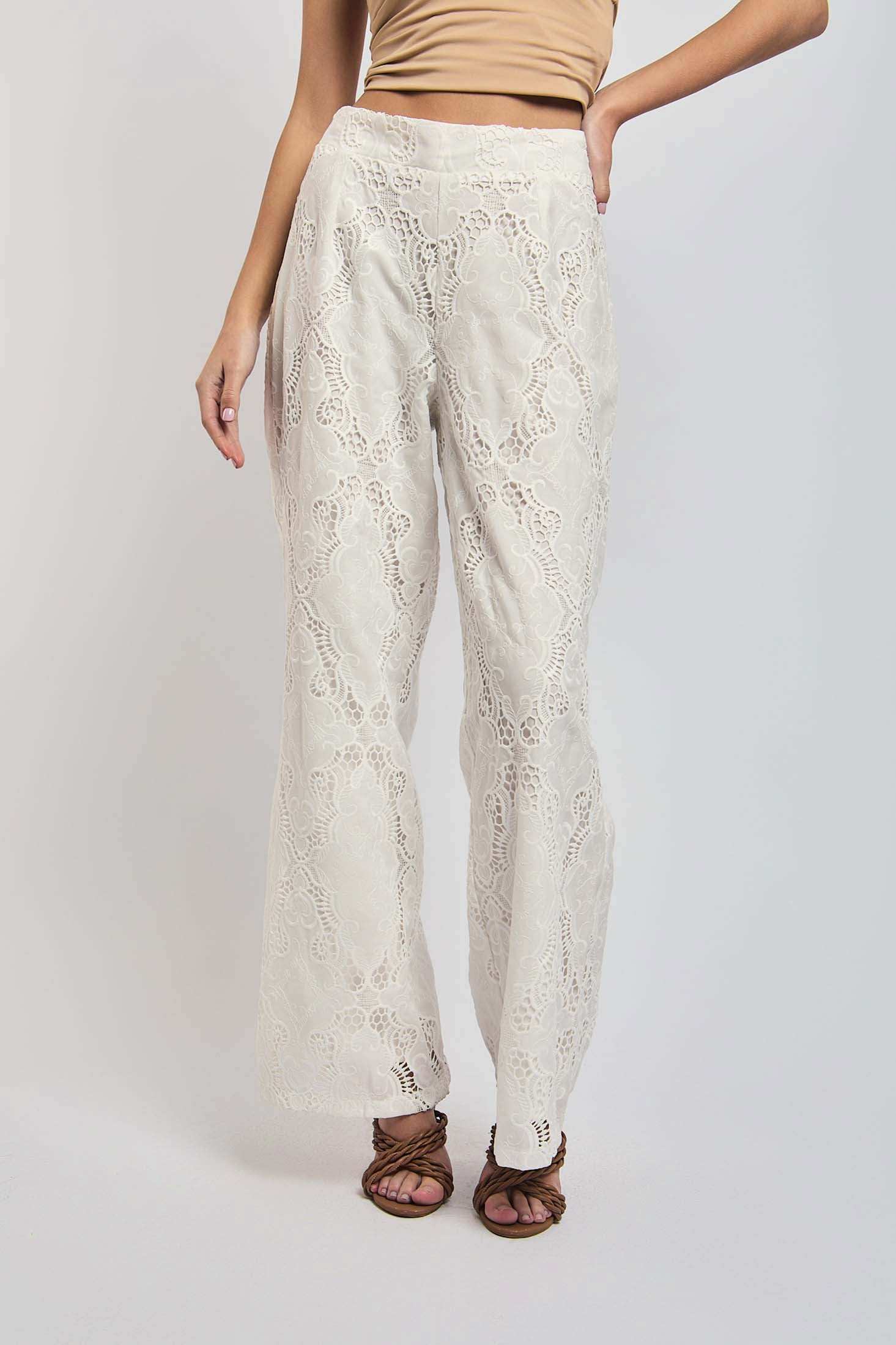 Women Regular Fit Pant - White