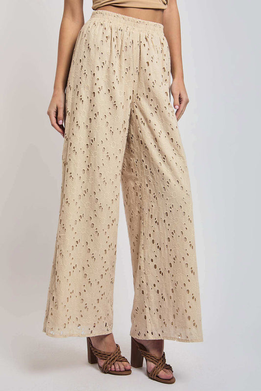 Women Regular Fit Pant - Brown