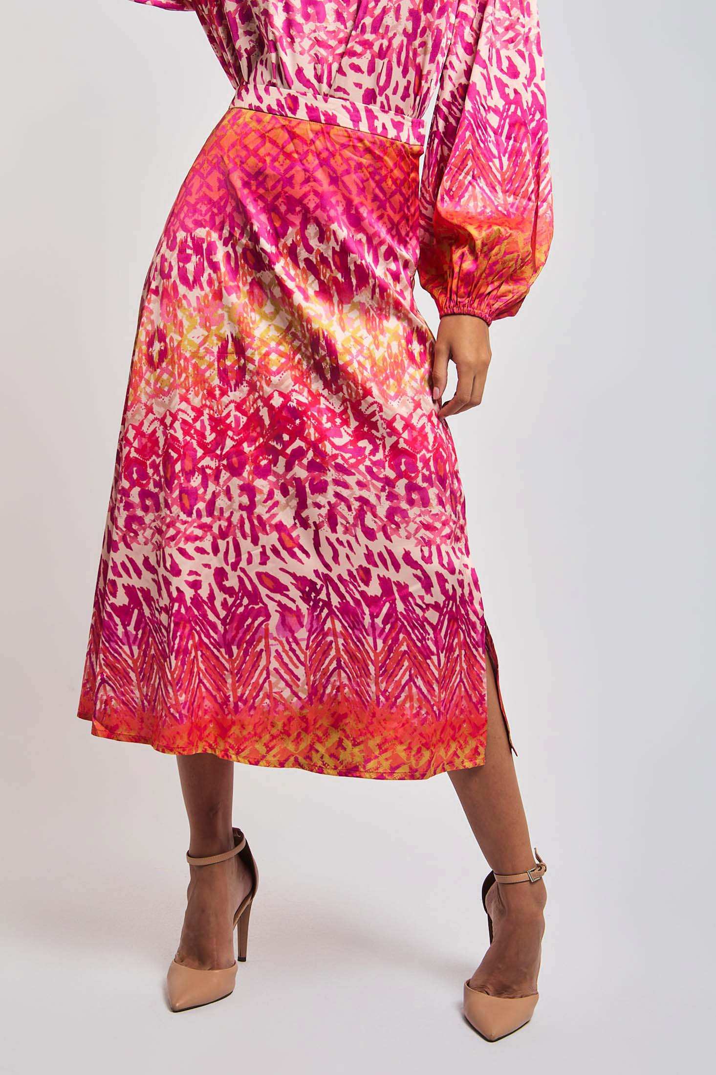 Women Regular Fit Skirt - Multicolorcolor