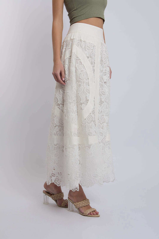 Women Regular Fit Skirt - White