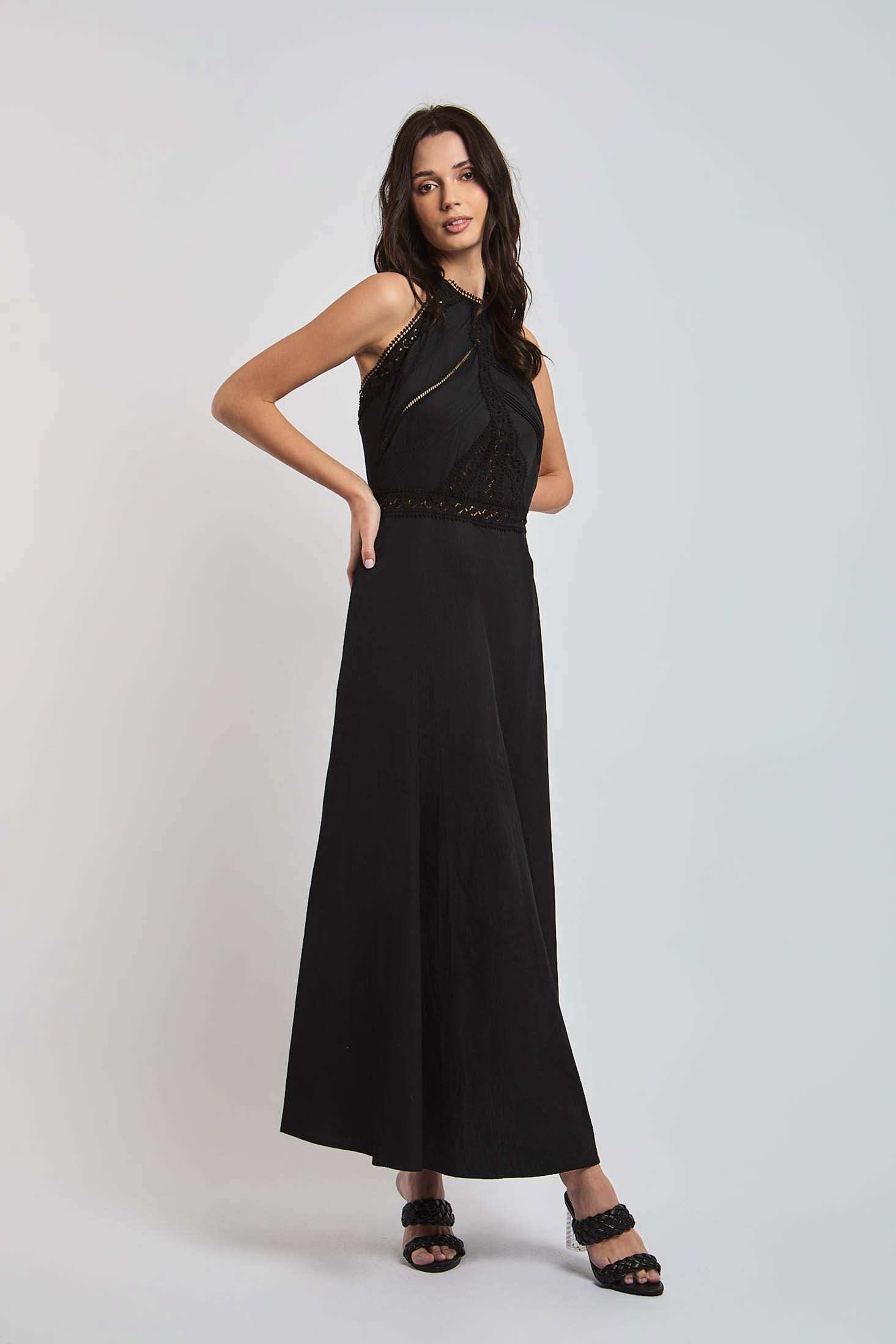 Women Regular Fit Dress - Black