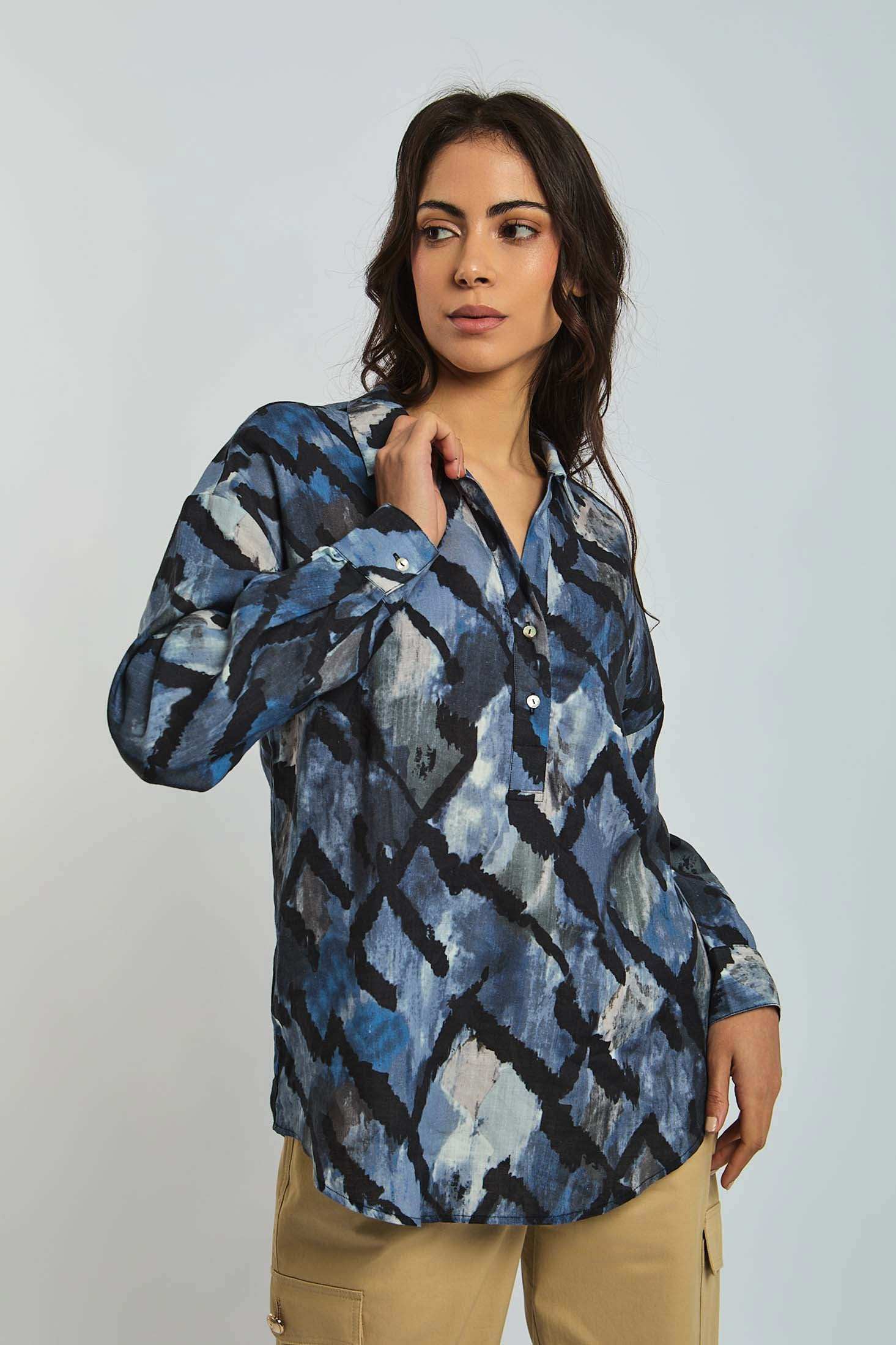 Women Regular Fit Blouse - Multicolorcolor