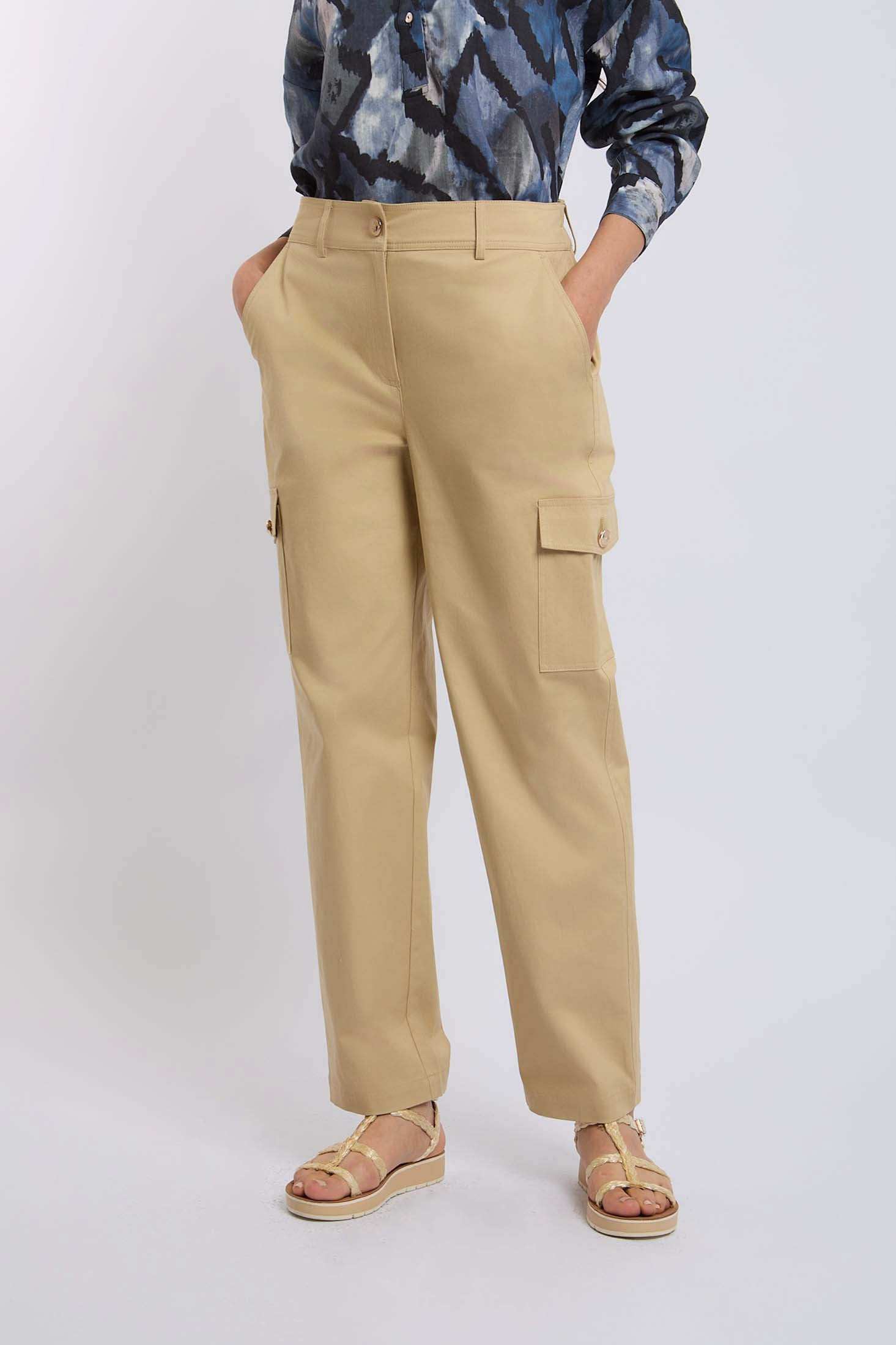 Women Regular Fit Pant -  Beige