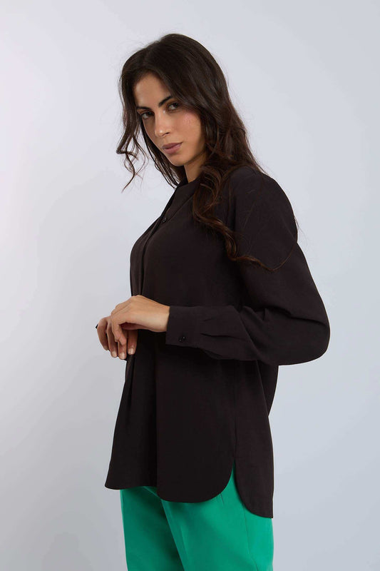 Women Regular Fit Blouse - Black