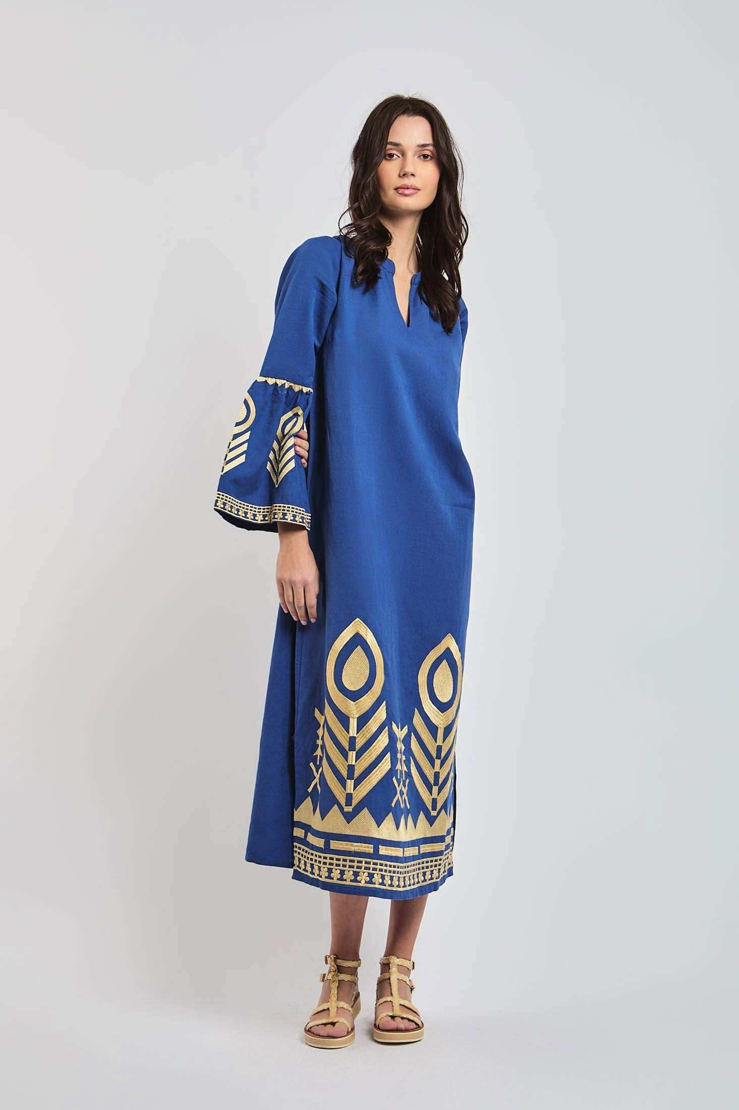 Women Regular Fit Kaftan - Blue