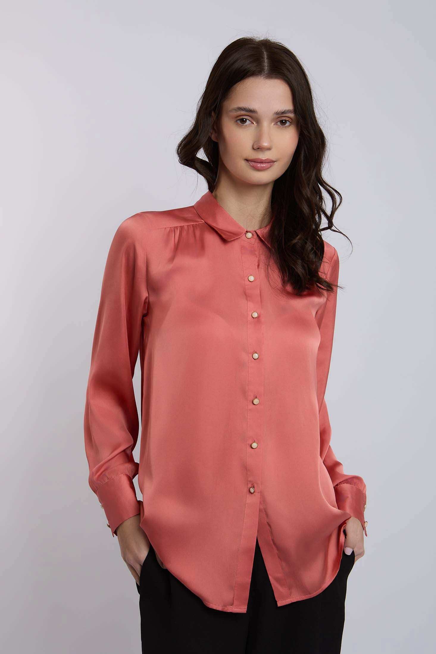 Women Regular Fit Blouse - Pink