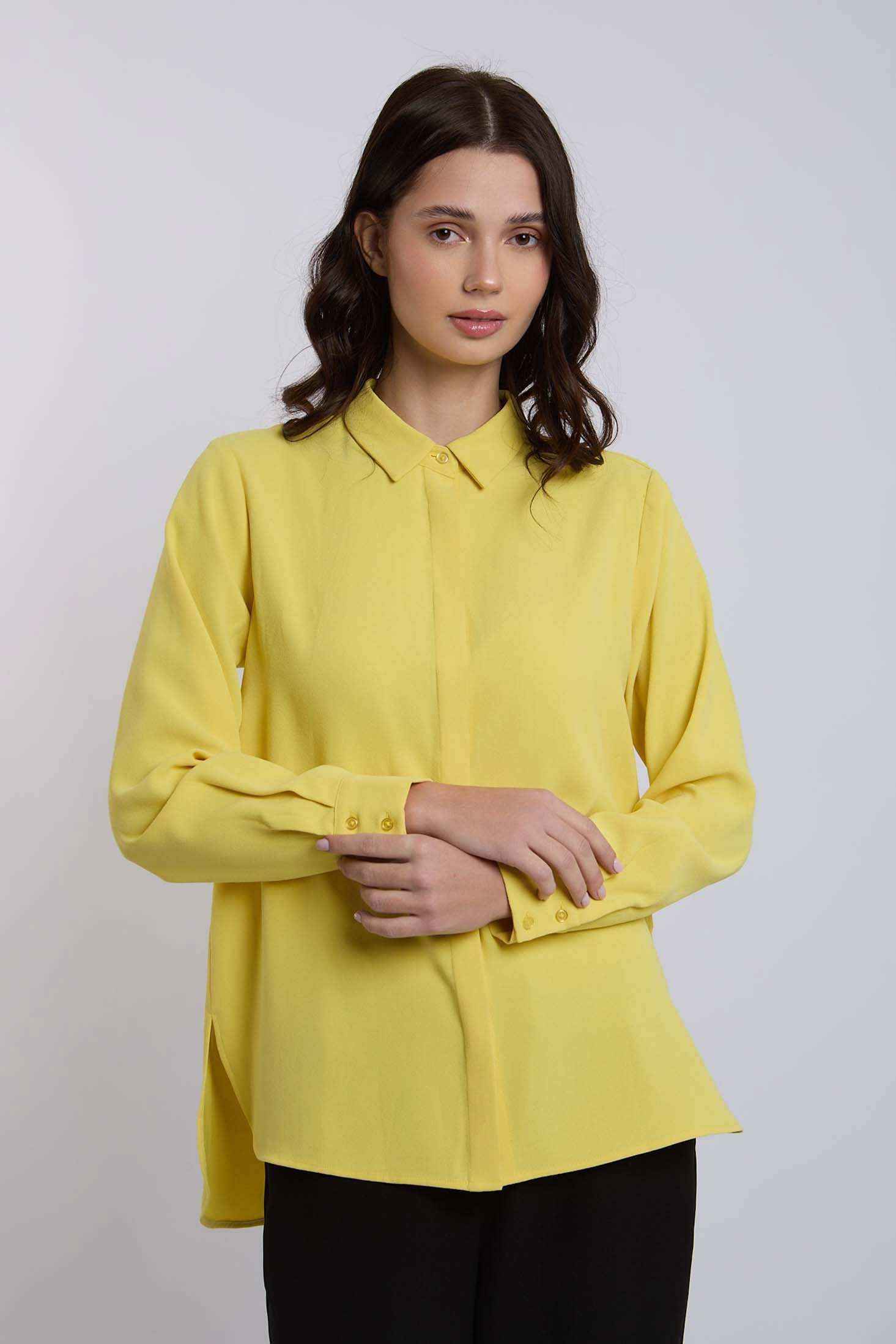 Women Regular Fit Blouse - Yellowtail