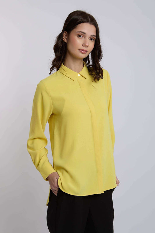 Women Regular Fit Blouse - Yellowtail