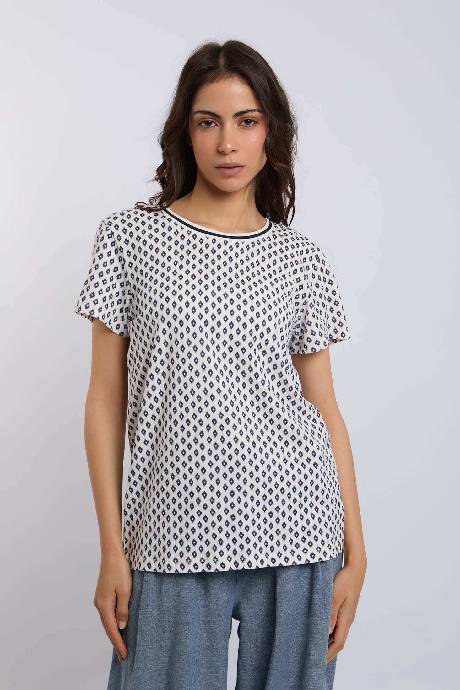 Women Regular Fit T-Shirt - Printed Multicolorcolor