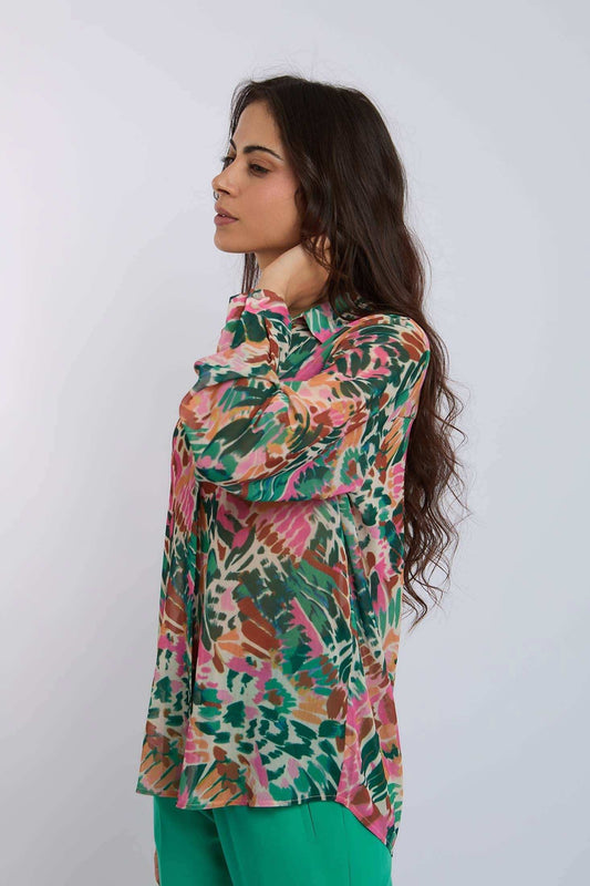 Women Regular Fit Blouse - Multicolorcolor