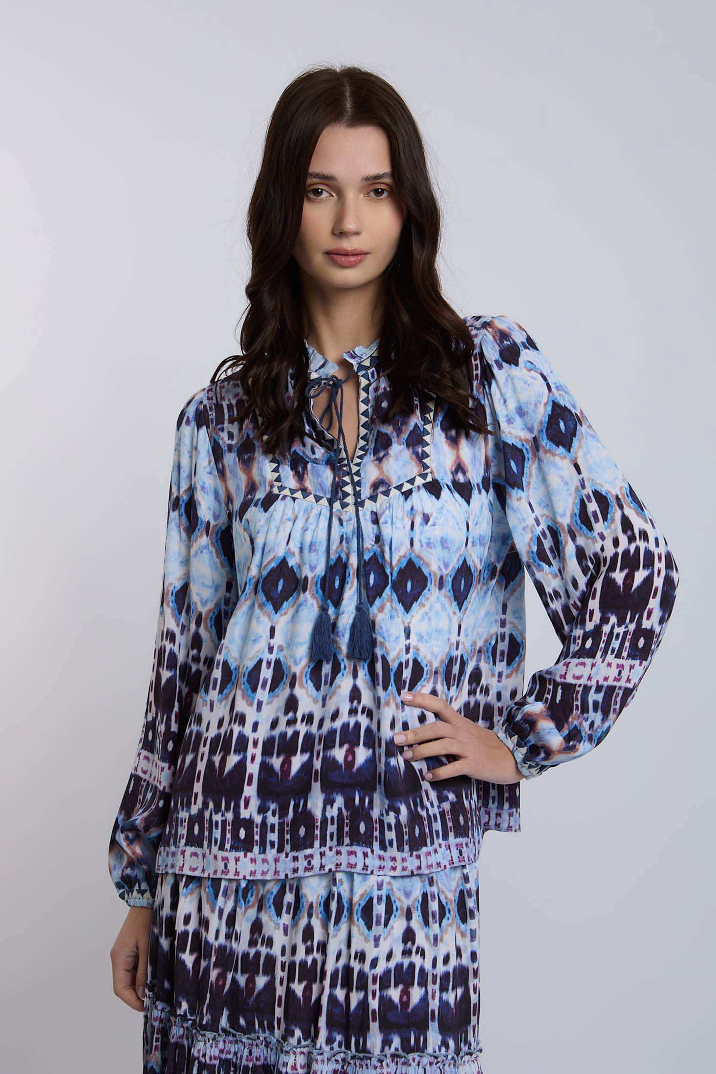 Women Regular Fit Blouse - Multicolorcolor
