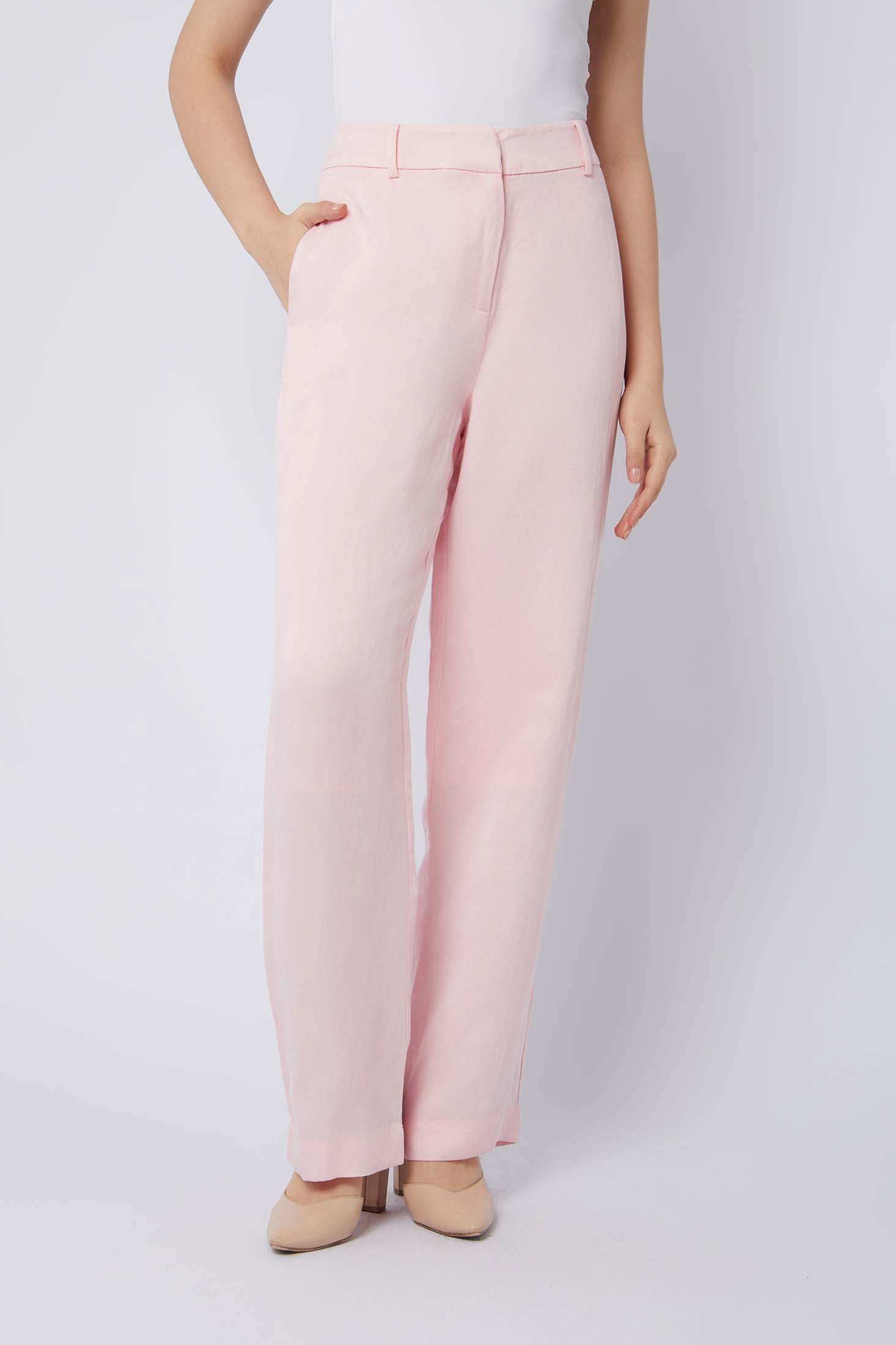Women Regular Fit Pant - Pink