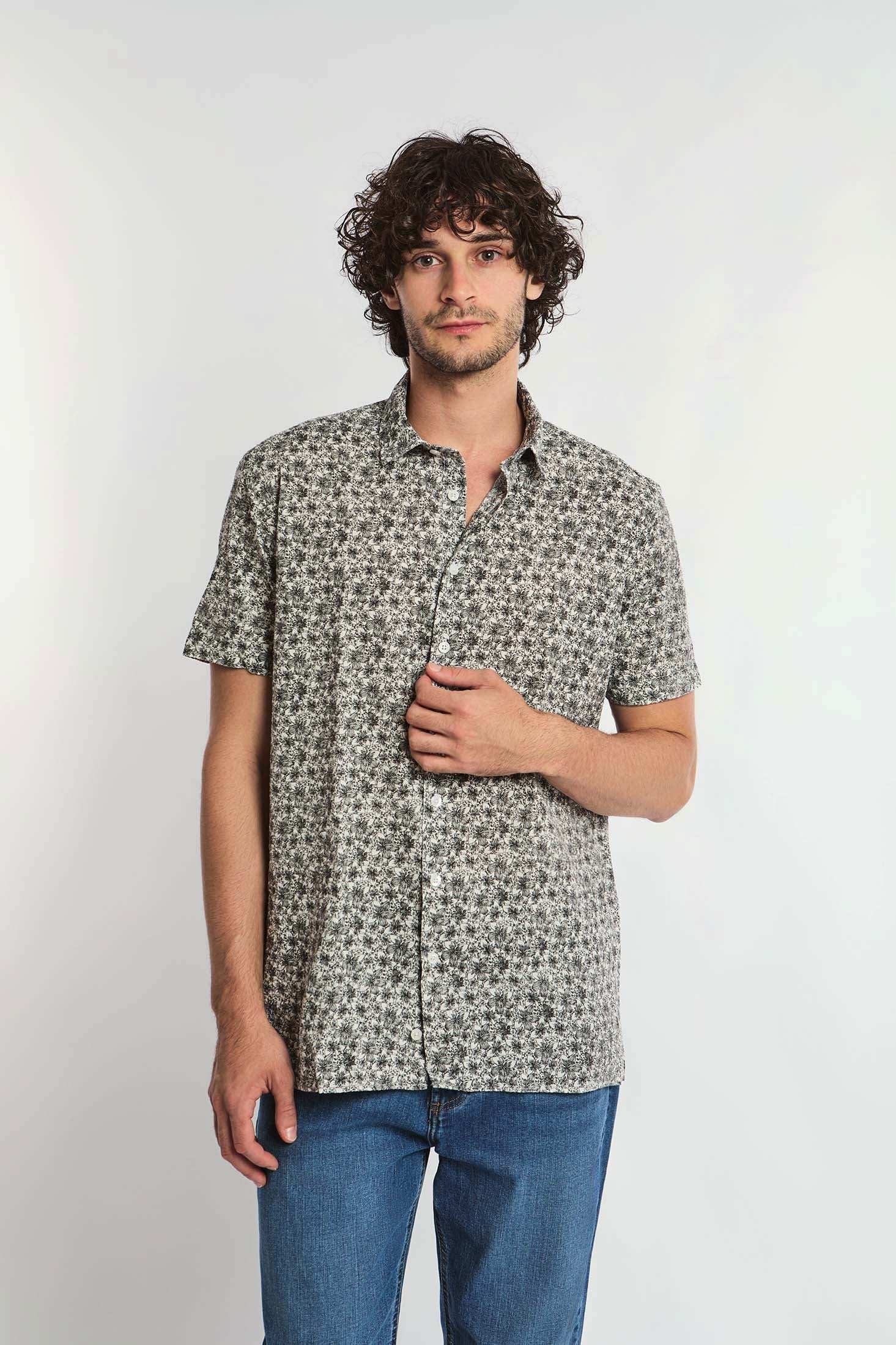 Men Regular Fit Shirt - Black