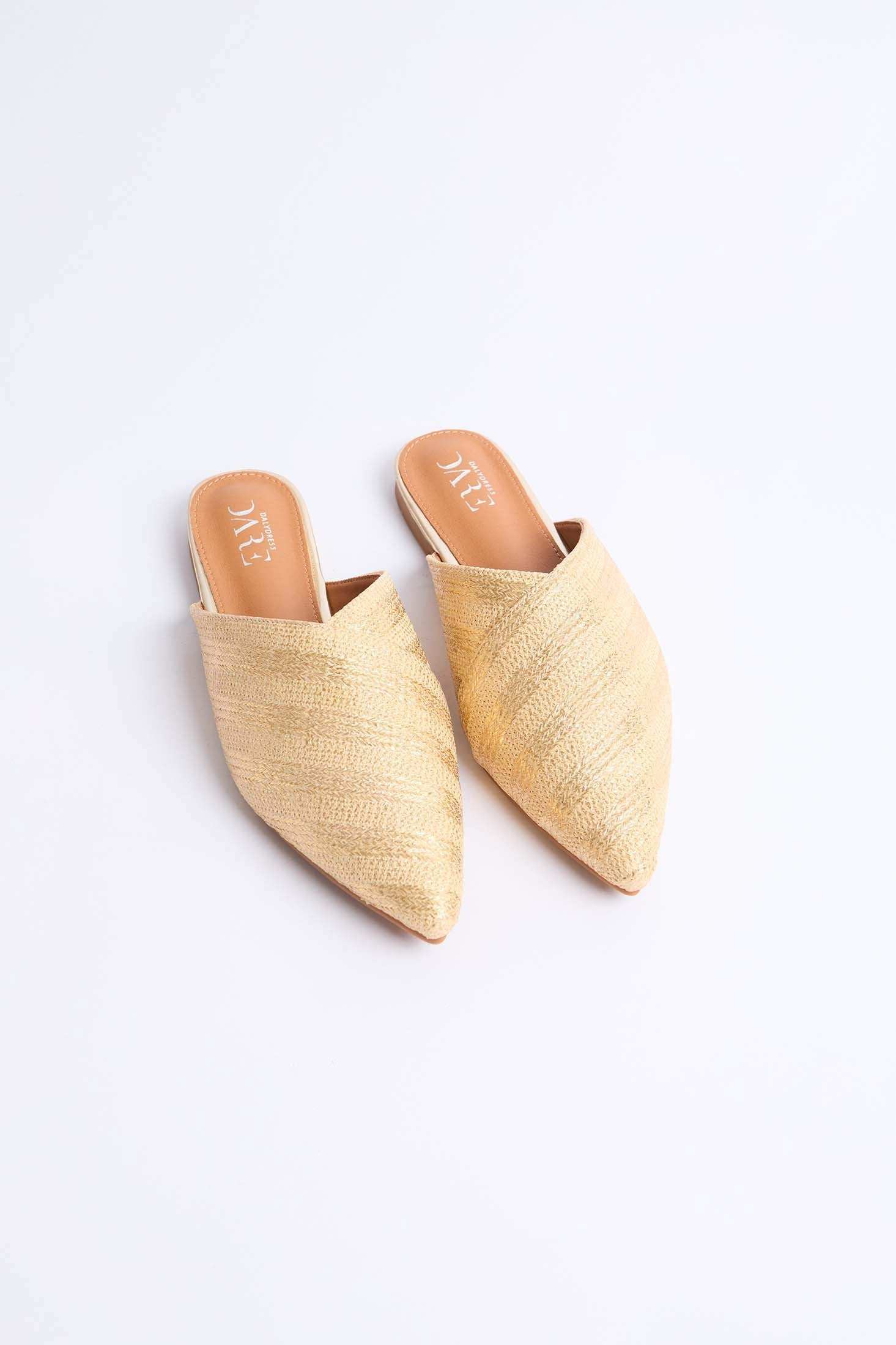 Women Shoes - Gold
