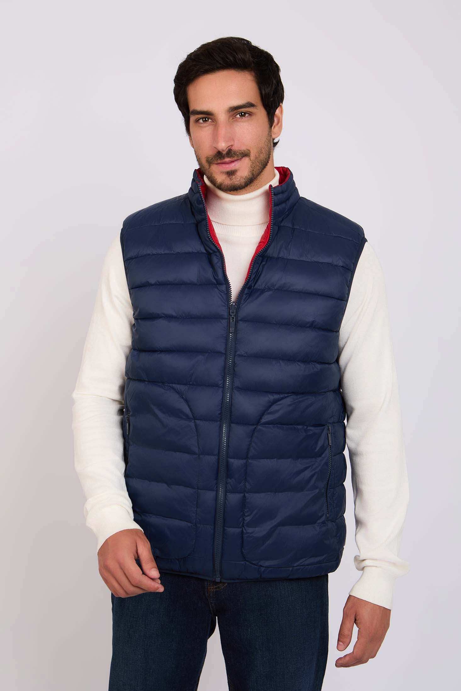 Men Regular Fit Vest Red