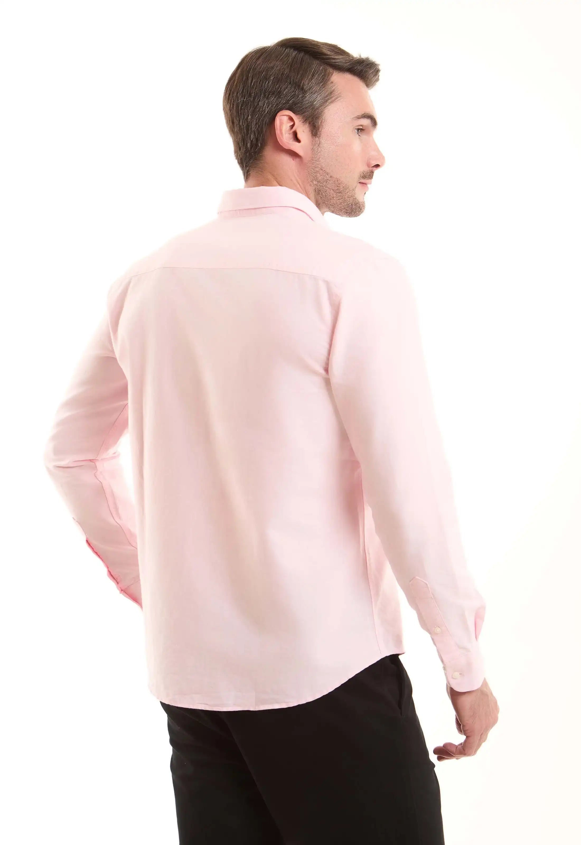 Light Pink Cotton Oxford Shirt