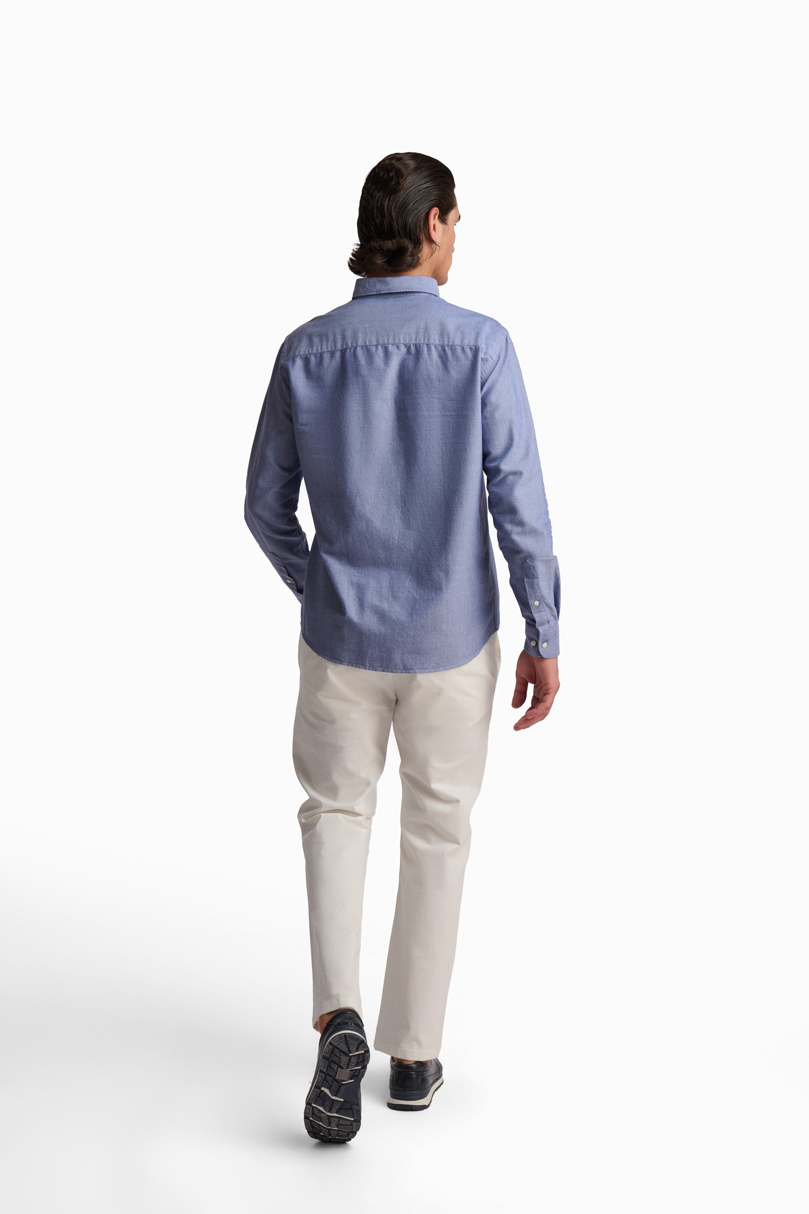 Blue Cotton Oxford Shirt