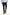 Black Cotton Tapered Pants