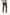Brown Cotton Slim Pants