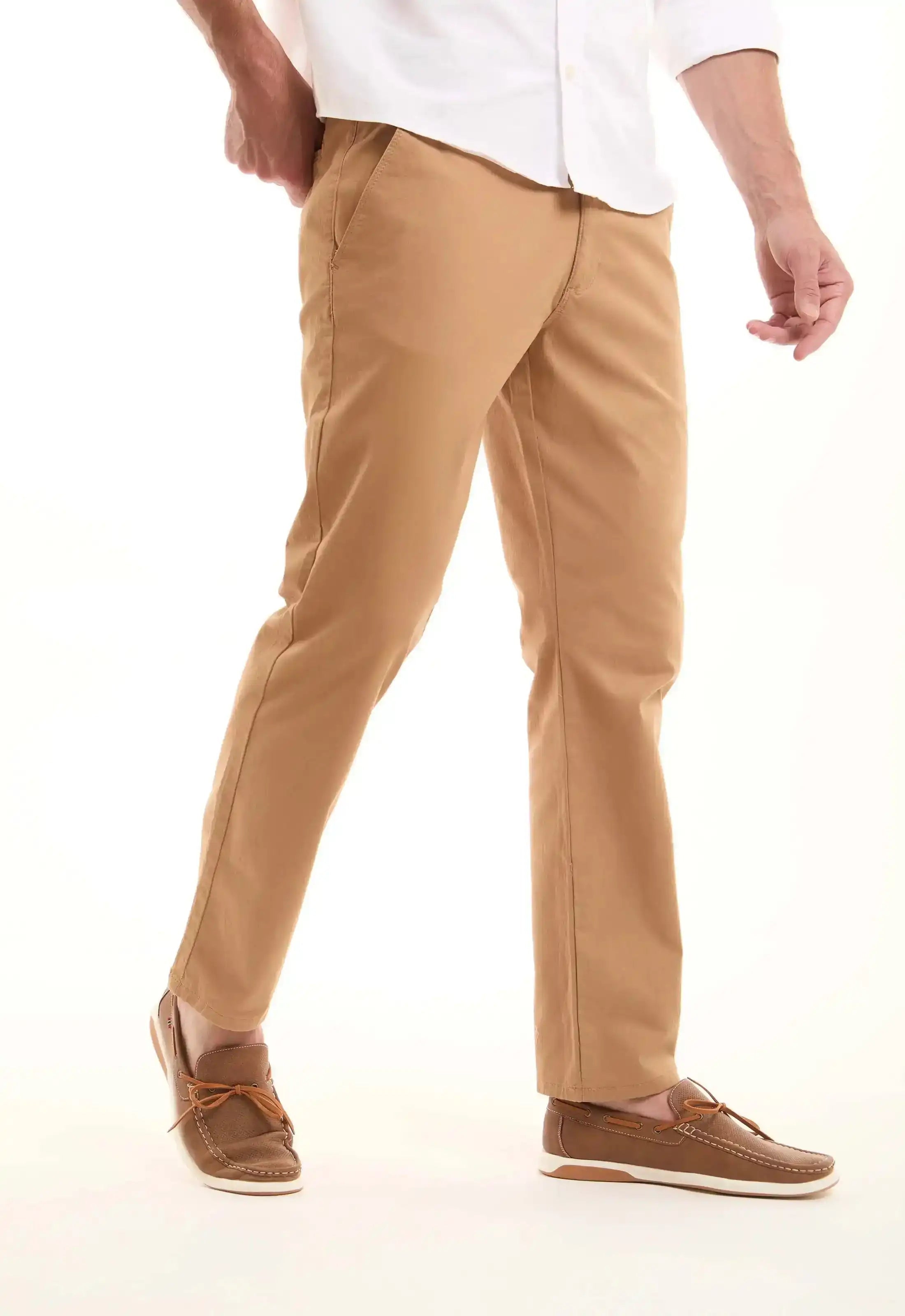 Tapered Cotton Pants