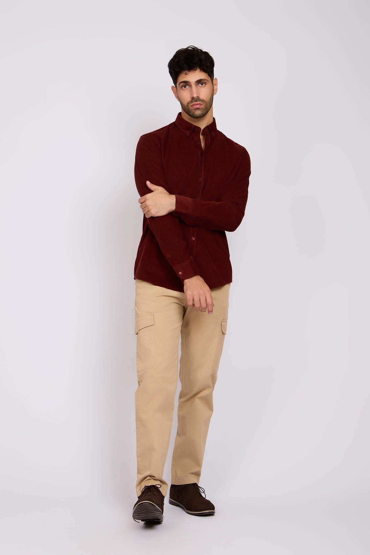 Men Regular Fit Shirt Red