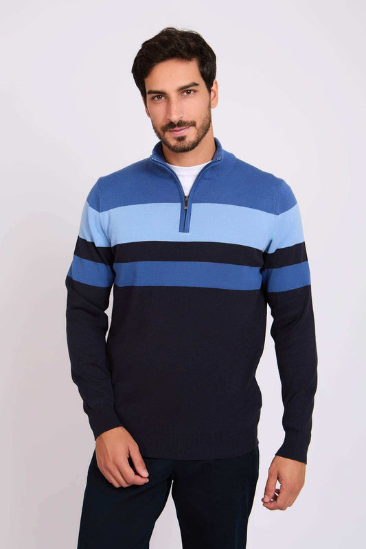 Men Regular Fit Pullover Printed Multicolor