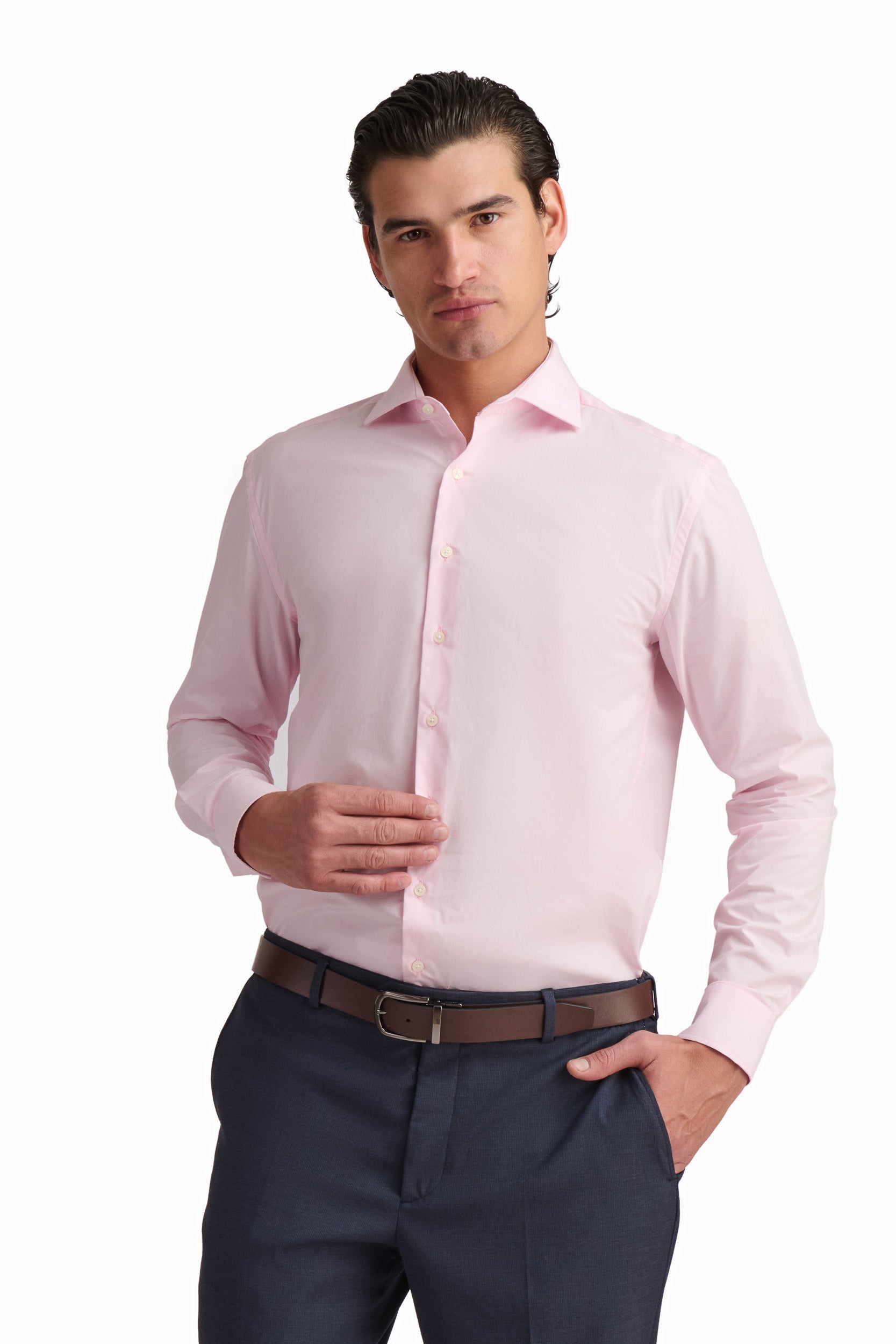 Light Pink Classic Cotton Shirt