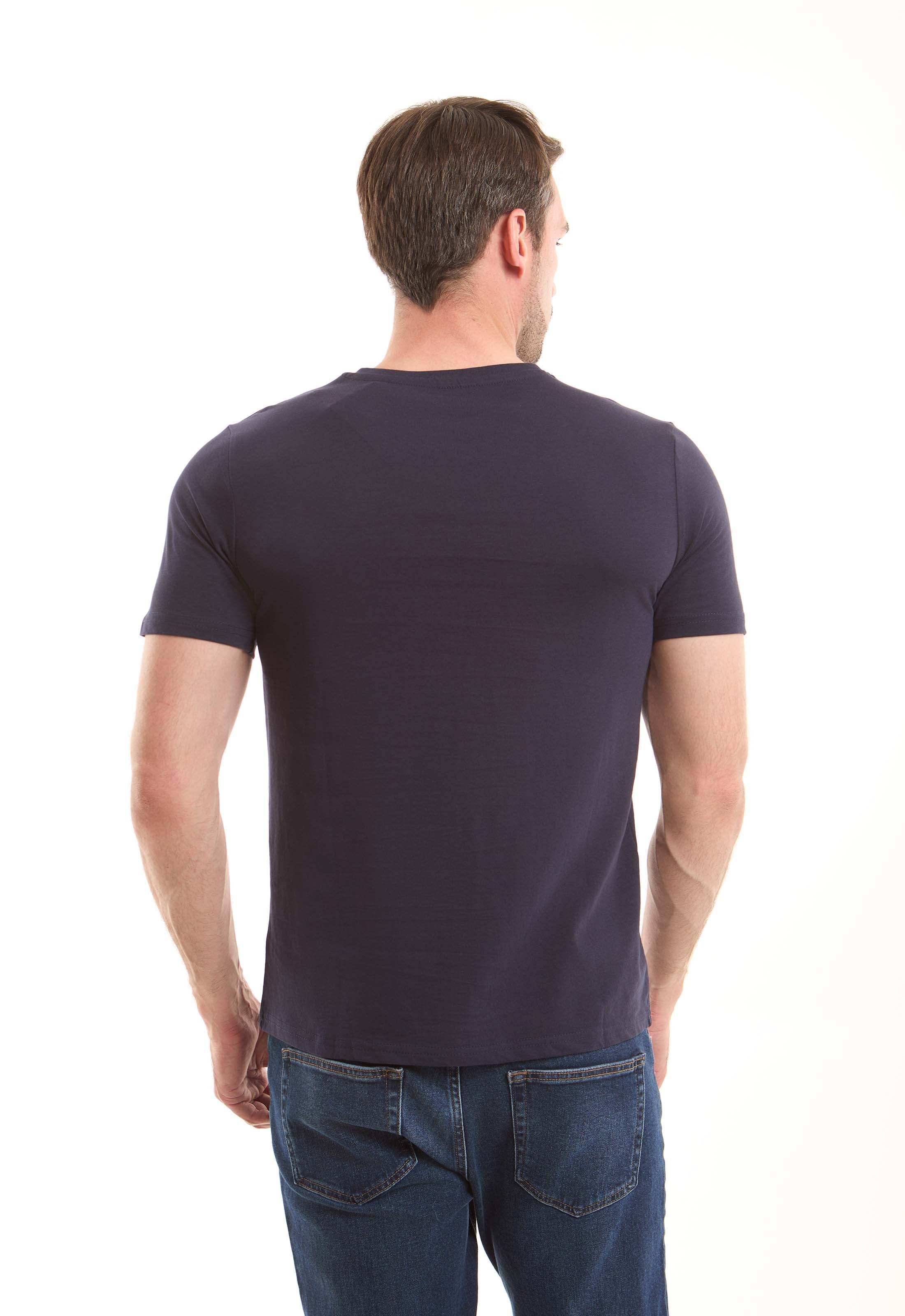 V-Neck Navy Basic Tee