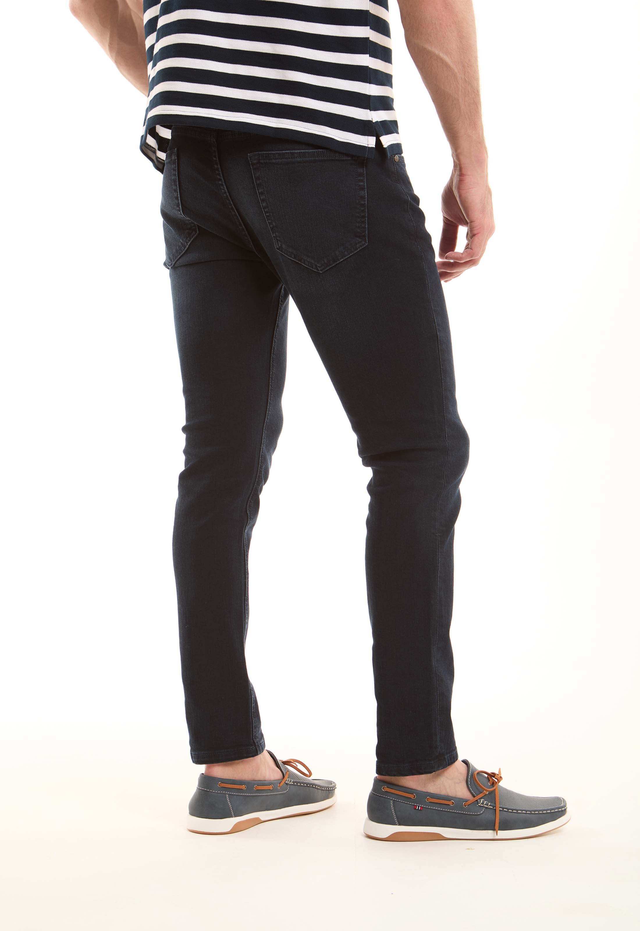 Dark Grey Straight Jeans
