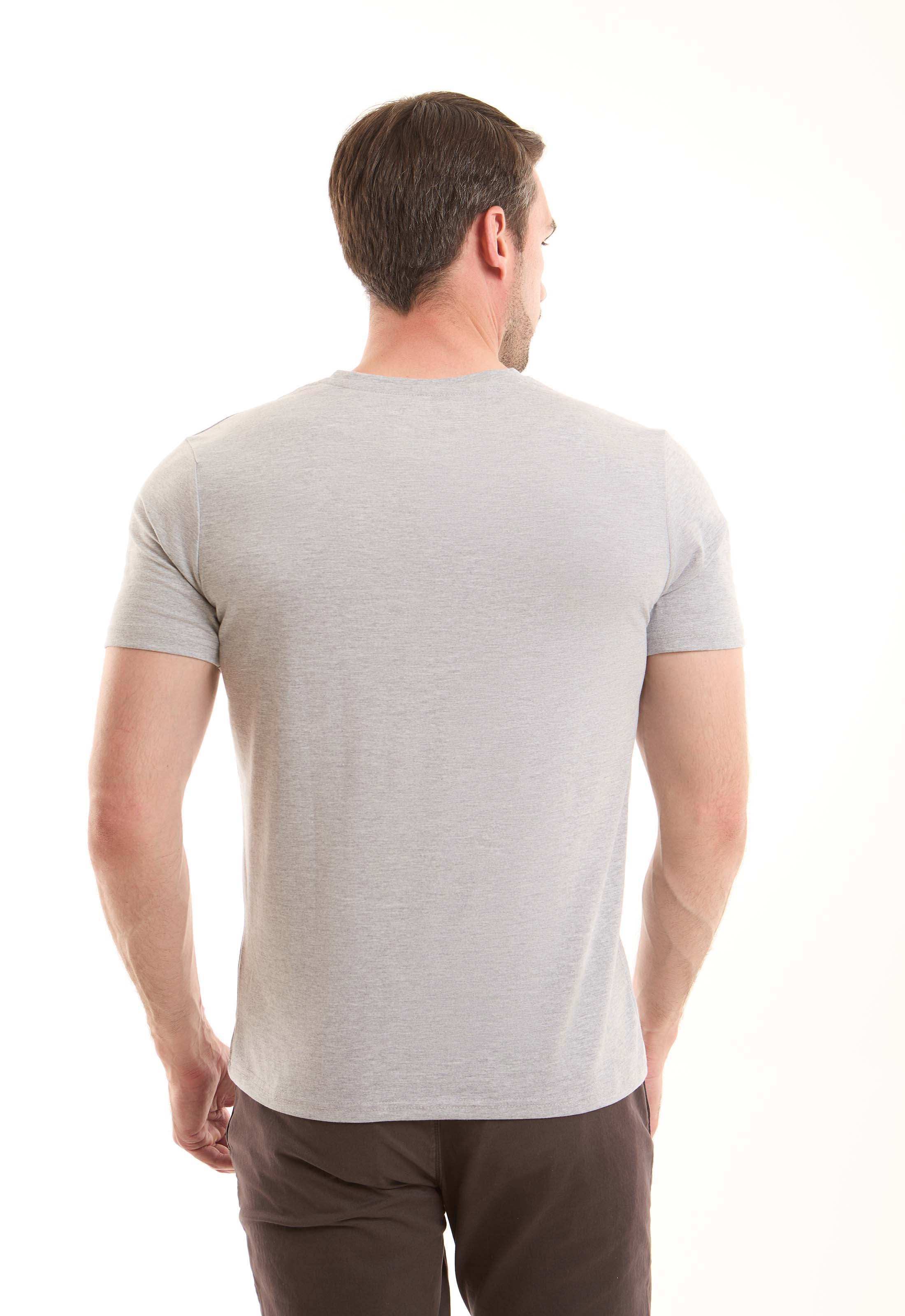 V-Neck Solid Basic Tee