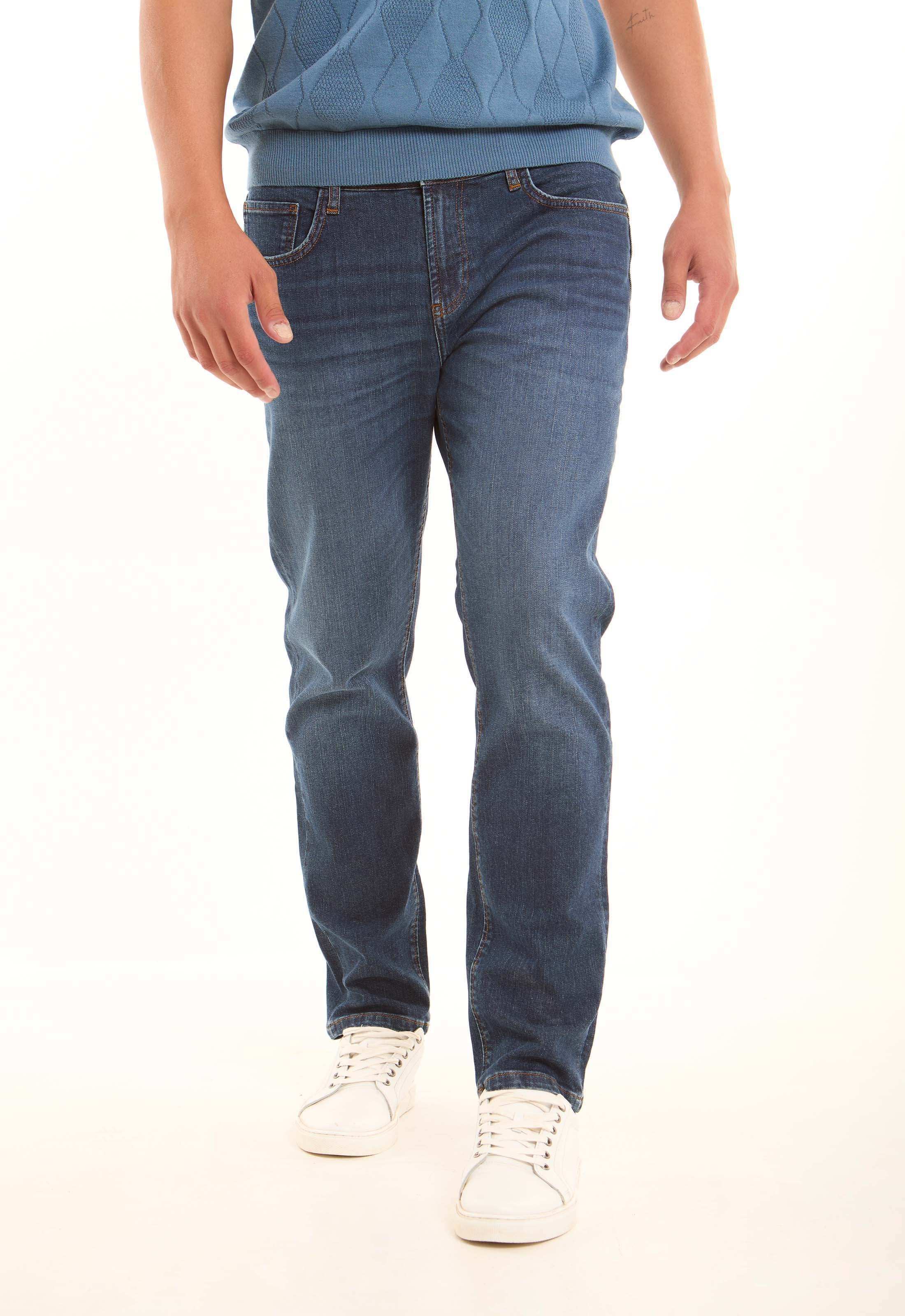 Blue Straight Jeans