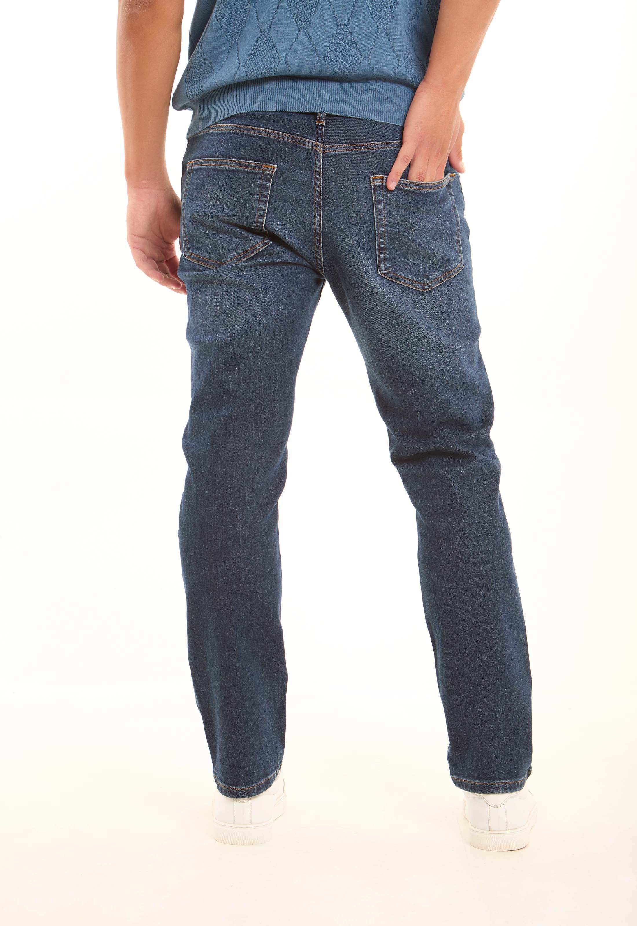 Blue Straight Jeans