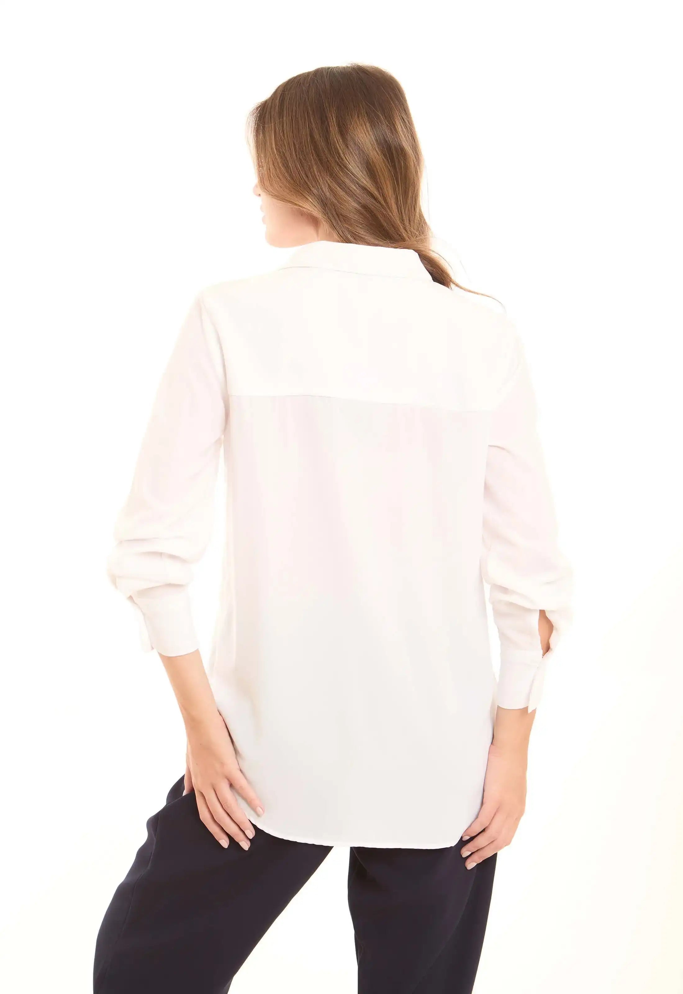 Elegant Minimalist Longline Shirt