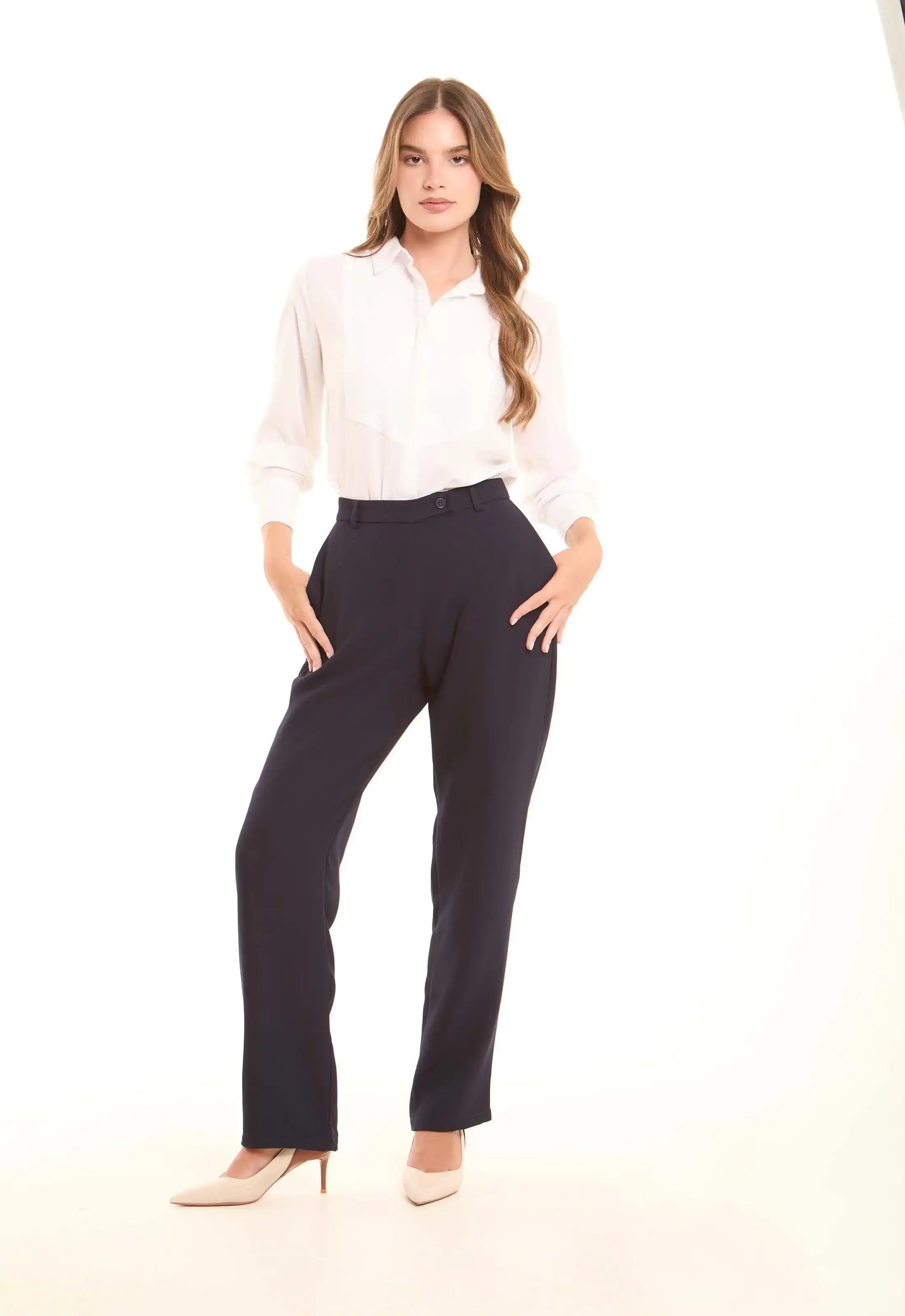 Elegant Minimalist Longline Shirt