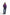 Purple Polyester Satin Shirt