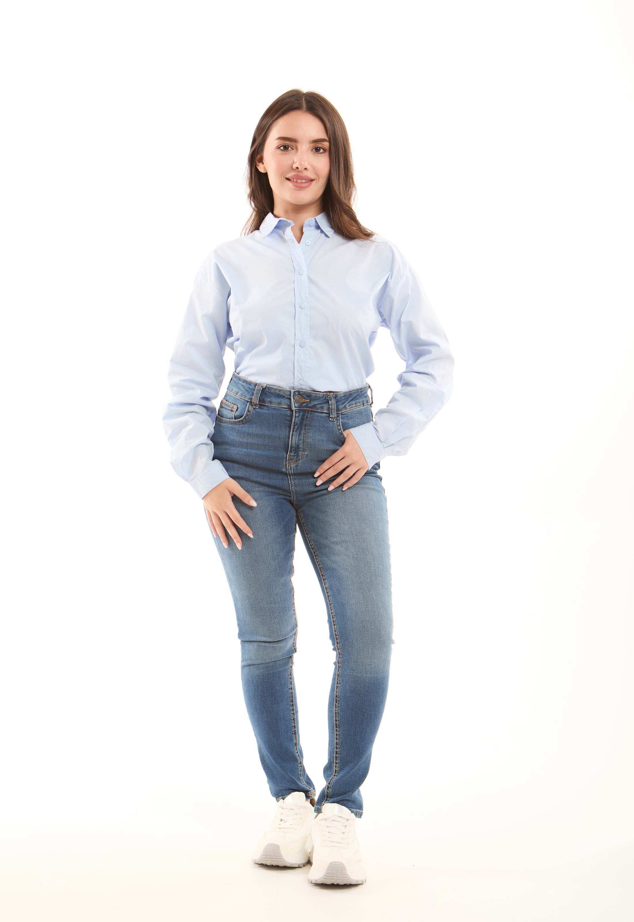 Light Blue Cotton Classic Shirt
