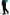 Black High-Waist Straight Pants