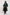 Women Regular Fit Coat Green