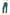 Petrol Green High-Waist Straight Trousers