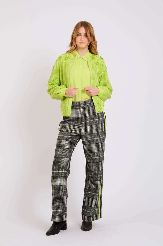 Women Regular Fit Jacket Green