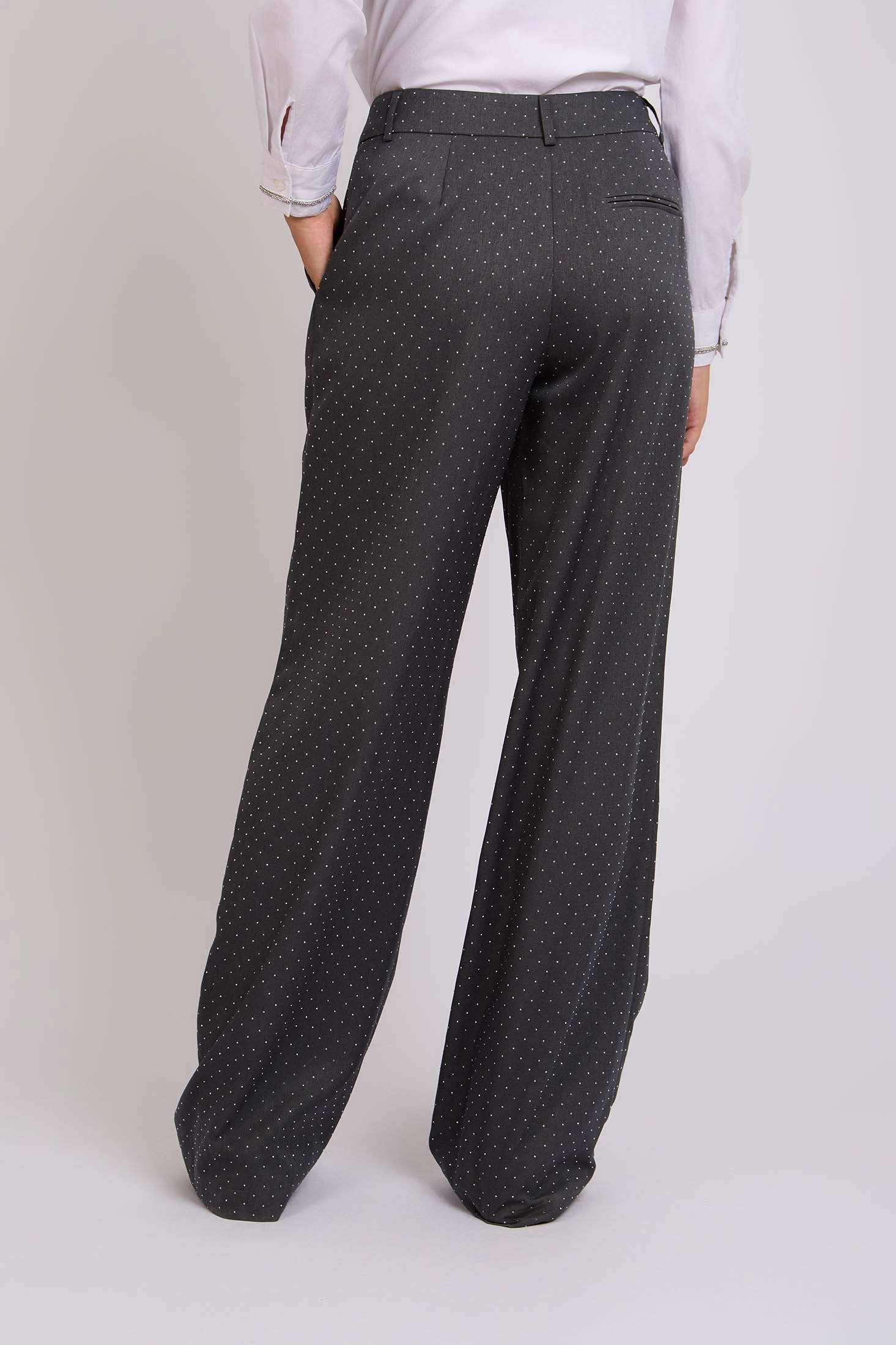 Women Regular Fit Pants Grey